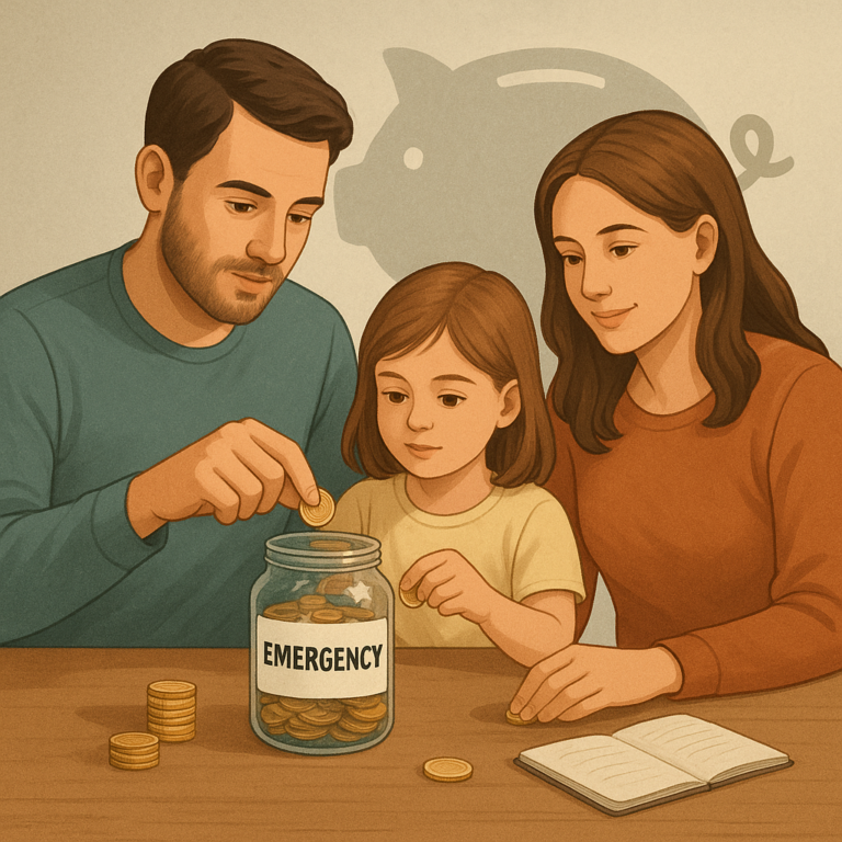 Como construir uma reserva de emergência para a família